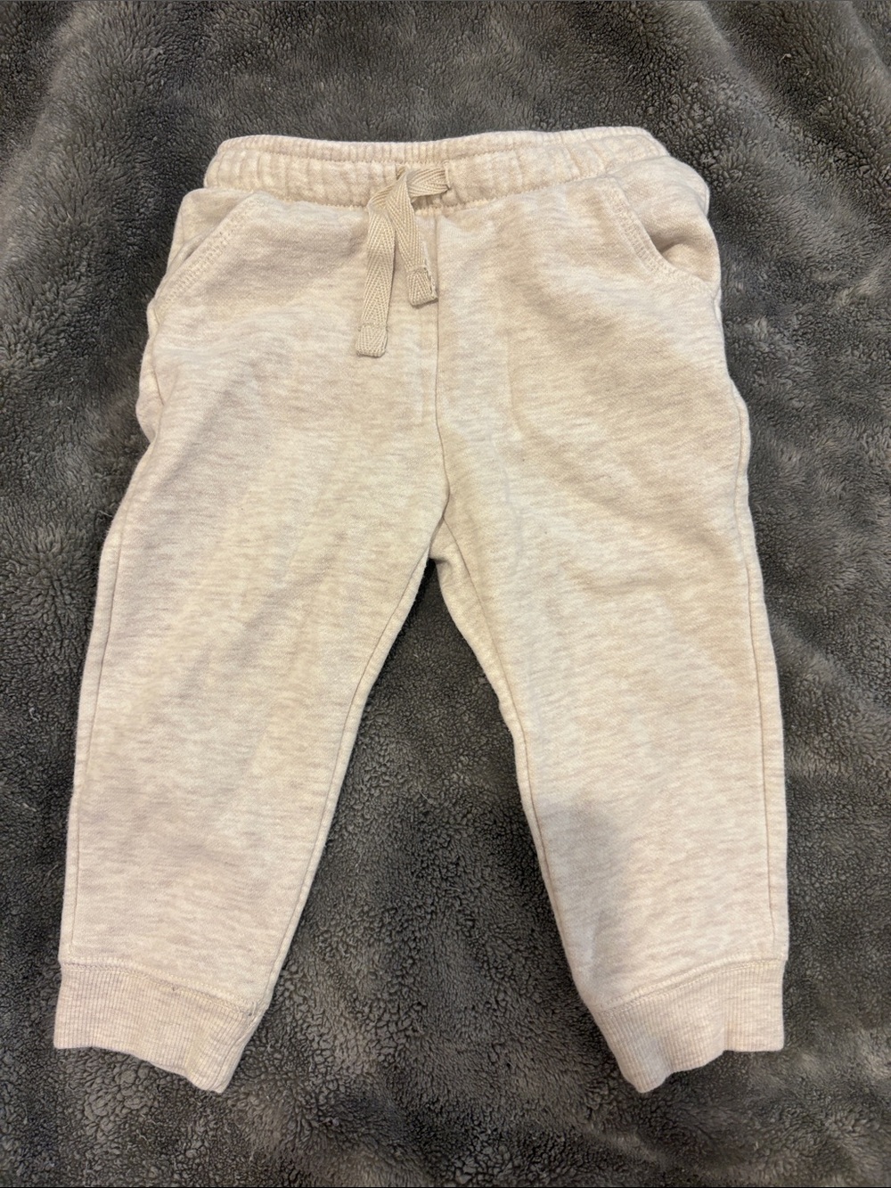 Cat & Jack Cream Drawstring Jogger Sweatpants